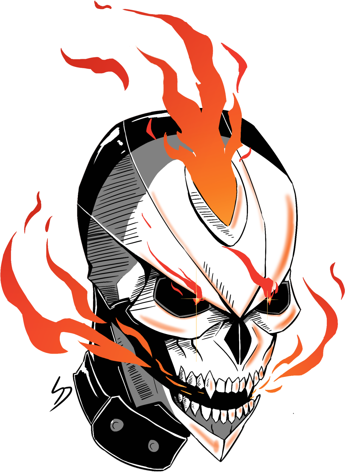 Robbie Reyes Version Of Ghost Rider - Robbie Reyes Version Of Ghost Rider (1280x1722)