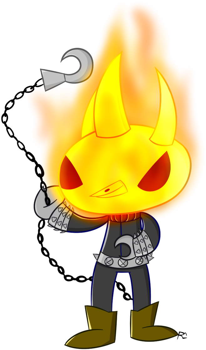 Ghost Rider Flain By Flainstorm - Ghost Rider Flain By Flainstorm (695x1150)