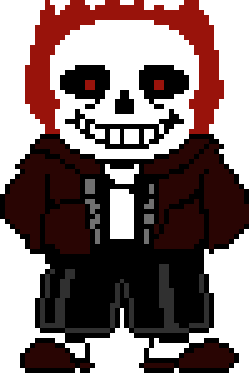 Ghost Rider Sans Sprite - Ghost Rider Sans Sprite (500x750)