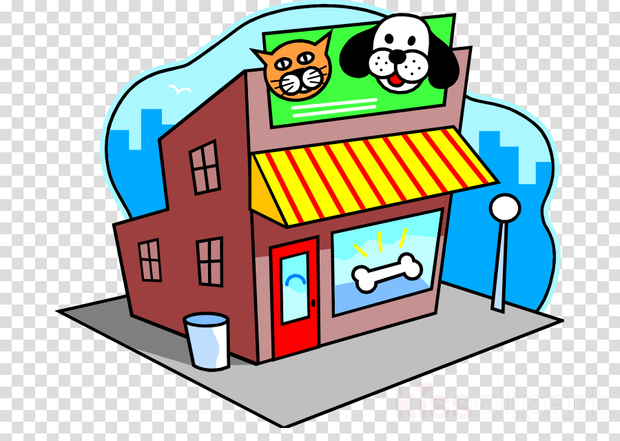Petshop Cartoon Clipart Labrador Retriever Pet Shop - Petshop Cartoon Clipart Labrador Retriever Pet Shop (900x640)