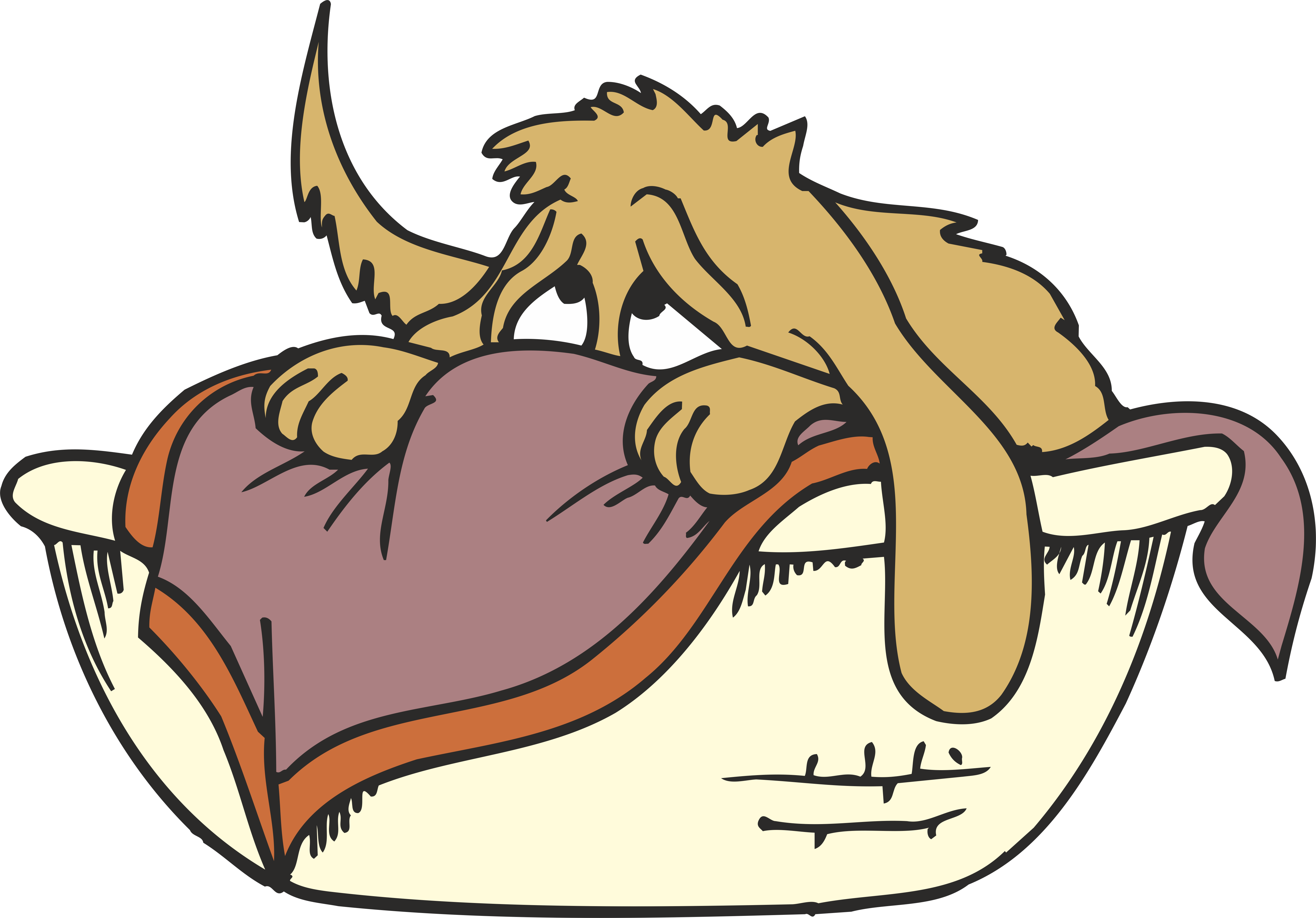 Pet Clipart Sad - Pet Clipart Sad (5000x3489)