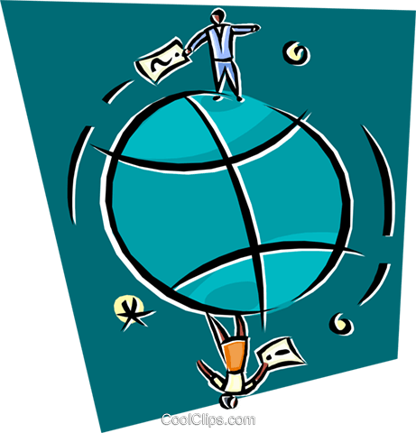 Business Around The World Royalty Free Vector Clip - Business Around The World Royalty Free Vector Clip (461x480)
