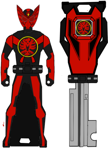 Kamen Rider Ooo Ranger Key - Kamen Rider Ooo Ranger Key (400x526)