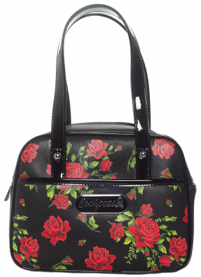 Sourpuss Rose Garden Mini Bowler Purse - Sourpuss Rose Garden Mini Bowler Purse (400x400)