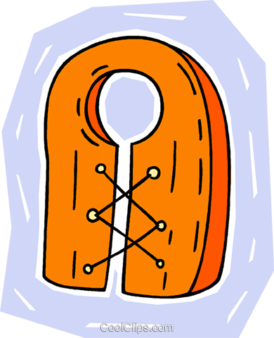 Life Vest Royalty Free Vector Clip Art Illustration - Life Vest Royalty Free Vector Clip Art Illustration (390x480)