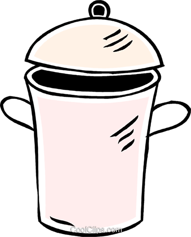 Garbage Can Royalty Free Vector Clip Art Illustration - Garbage Can Royalty Free Vector Clip Art Illustration (387x480)