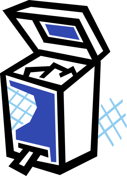 Vector Illustration Of Waste Basket, Dustbin, Garbage - Vector Illustration Of Waste Basket, Dustbin, Garbage (506x700)