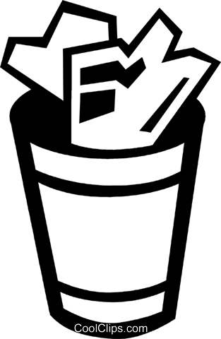 Garbage Can Royalty Free Vector Clip Art Illustration - Garbage Can Royalty Free Vector Clip Art Illustration (313x480)