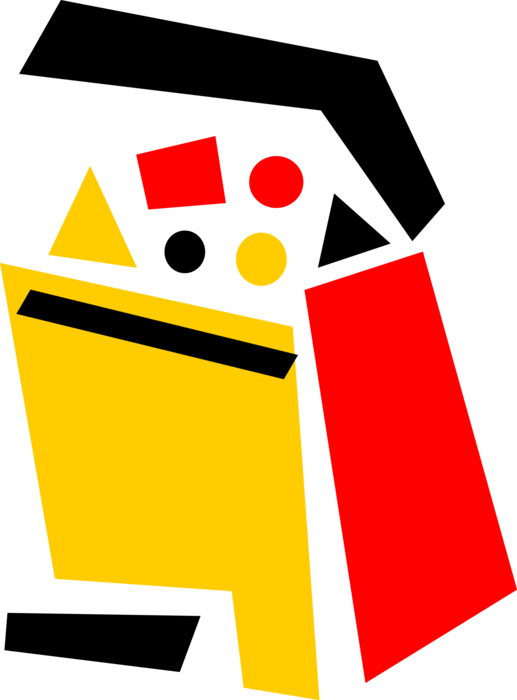 Vector Illustration Of Waste Basket, Dustbin, Garbage - Vector Illustration Of Waste Basket, Dustbin, Garbage (517x700)