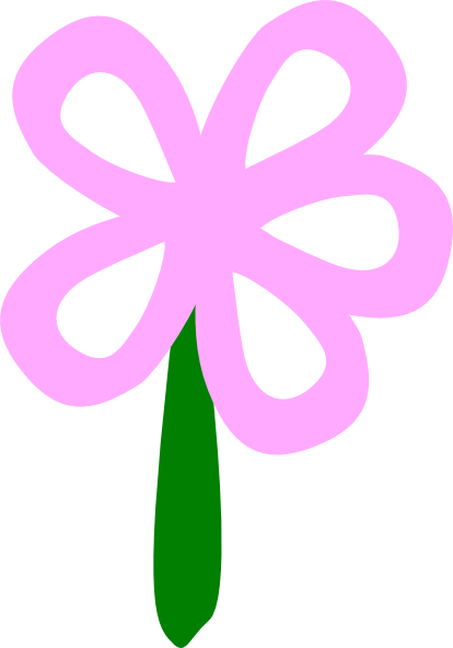 This Free Clip Arts Design Of Pink Flower - This Free Clip Arts Design Of Pink Flower (414x592)