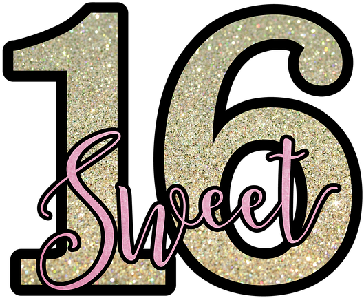 Sweet, Sixteen, Sweet-sixteen, Birthday, Party, Girl - Sweet, Sixteen, Sweet-sixteen, Birthday, Party, Girl (640x640)