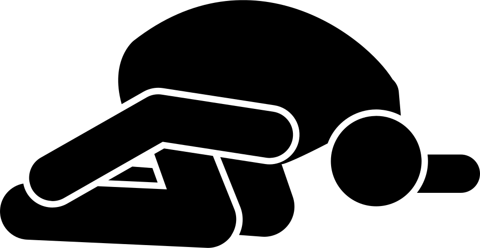 Football Player Inclined To Front Flexed On Knees Svg - Football Player Inclined To Front Flexed On Knees Svg (980x508)