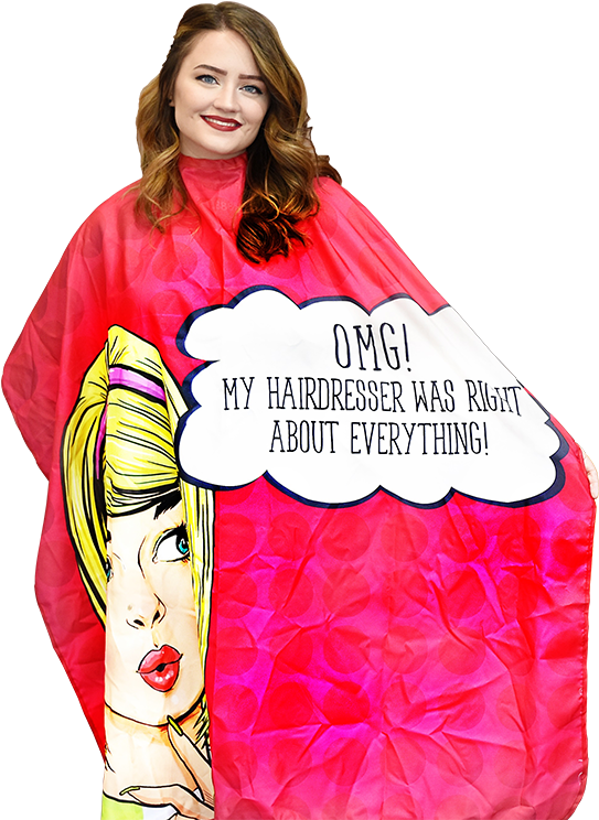 Cape Transparent Hairdresser - Cape Transparent Hairdresser (565x750)