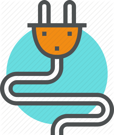 Plugged Clipart Current Electricity - Plugged Clipart Current Electricity (432x512)