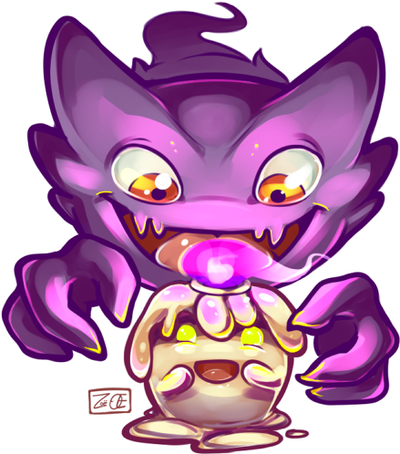 Haunter And Litwick - Haunter And Litwick (550x567)