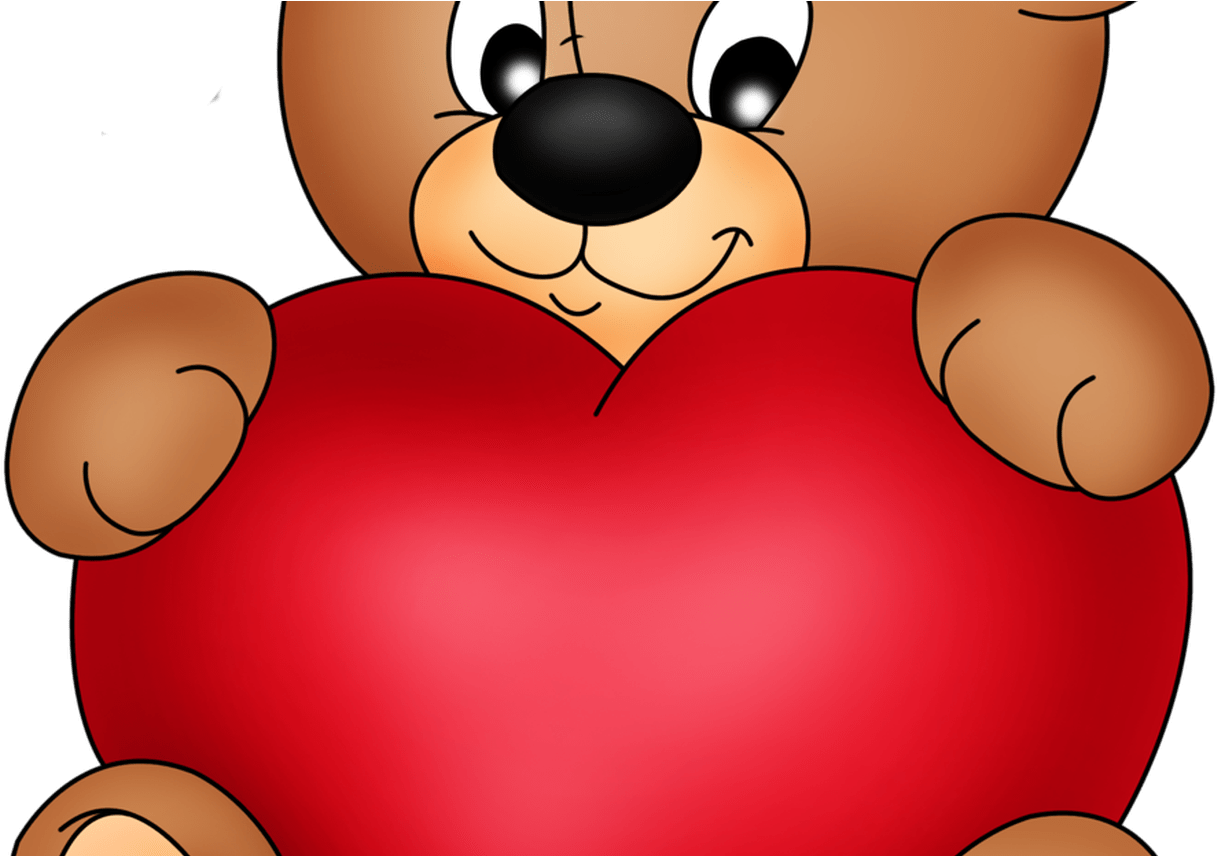 Brown Teddy With Red Heart Png Clipart Gallery Yopriceville - Brown Teddy With Red Heart Png Clipart Gallery Yopriceville (1368x855)
