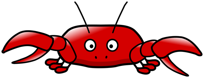 Crab Clipart Giant Crab - Crab Clipart Giant Crab (665x257)