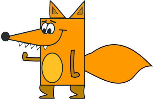 Red Fox Drawing Download - Red Fox Drawing Download (526x340)