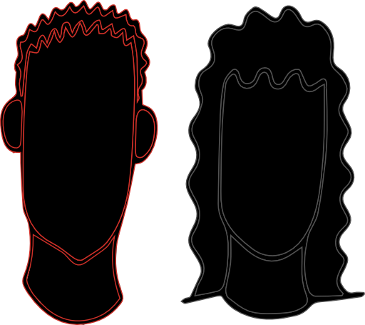 Man And Woman Icon Clipart - Man And Woman Icon Clipart (512x455)