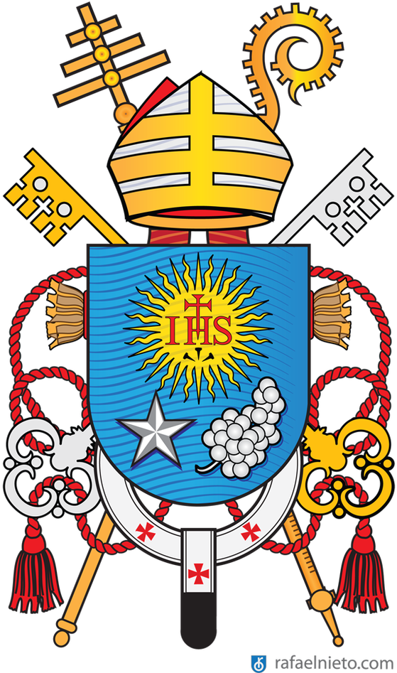 Escudo Del Papa Francisco - Escudo Del Papa Francisco (588x952)