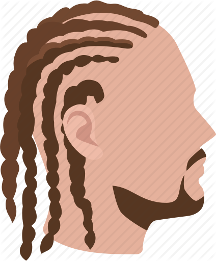 Dreads Vector Cornrow - Dreads Vector Cornrow (424x512)