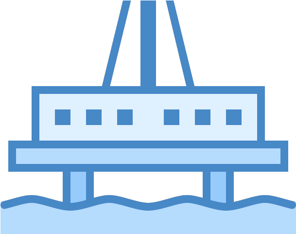 Oil Rig Clipart Water - Oil Rig Clipart Water (640x480)