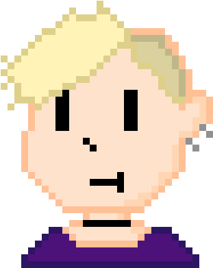 Self-portrait In Pixels - Self-portrait In Pixels (410x400)