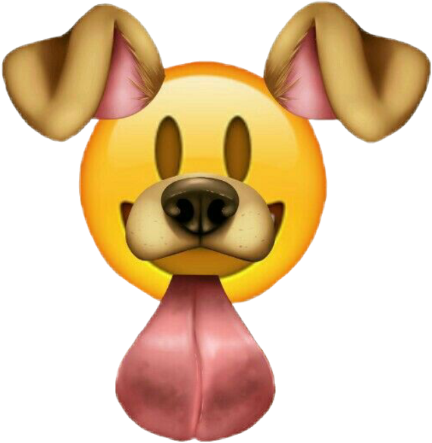 Snapchat Clipart Dog - Snapchat Clipart Dog (628x644)