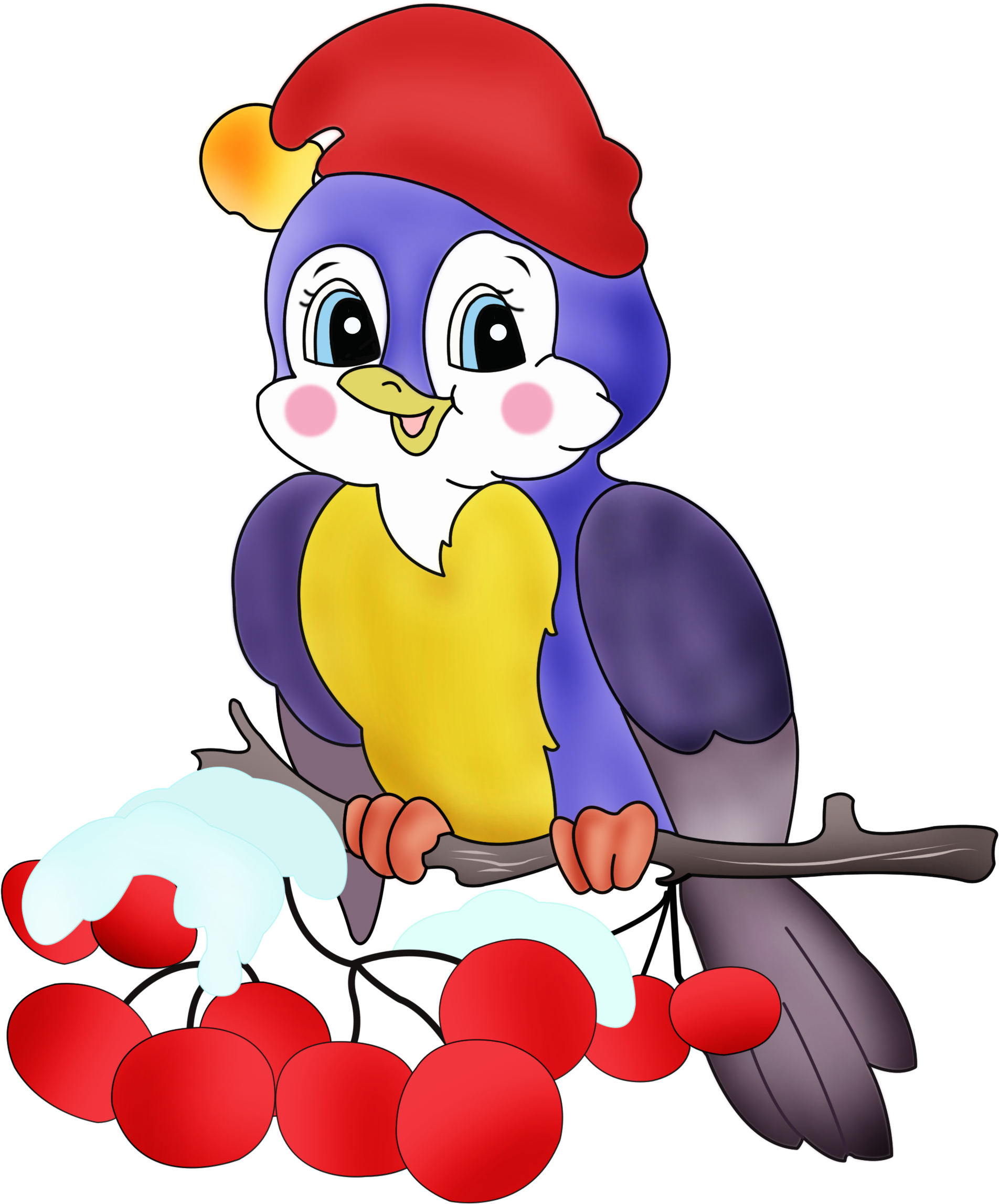Winter Bird Winter Clipart, Christmas Clipart, Christmas - Winter Bird Winter Clipart, Christmas Clipart, Christmas (2000x2480)