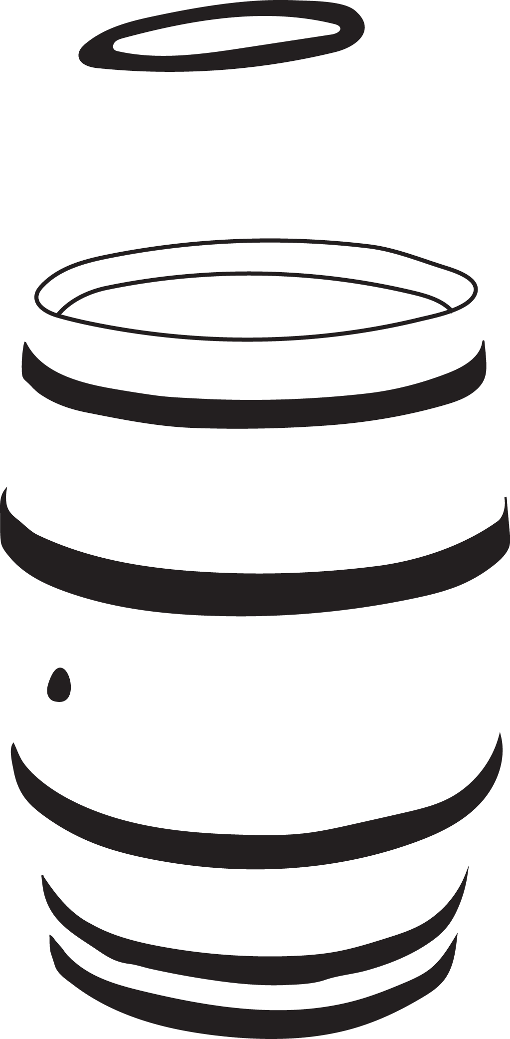 Divine Barrel Brewing Logo - Divine Barrel Brewing Logo (1023x2081)