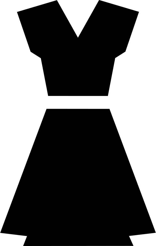 Female Black Dress Svg Png Icon Free Download - Female Black Dress Svg Png Icon Free Download (622x980)