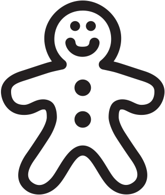 Gingerbread, Holiday, Recess, Kids, Winter, Xmas Icon, - Gingerbread, Holiday, Recess, Kids, Winter, Xmas Icon, (512x512)