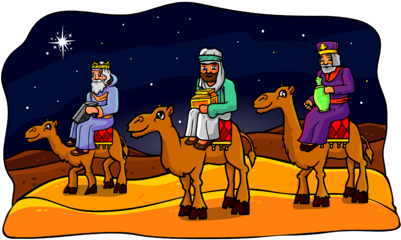 Wise Men On Camels - Wise Men On Camels (400x369)