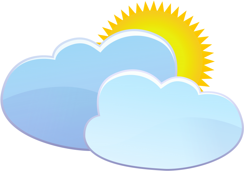 Download Clouds And Sun Weather Icon Clipart Png Photo - Download Clouds And Sun Weather Icon Clipart Png Photo (850x594)