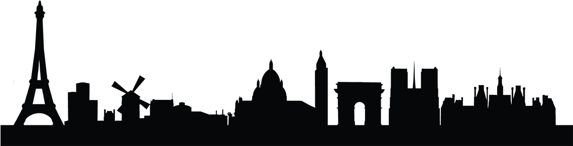 Jpg Transparent Stock Paris Skyline Clipart - Jpg Transparent Stock Paris Skyline Clipart (1140x500)