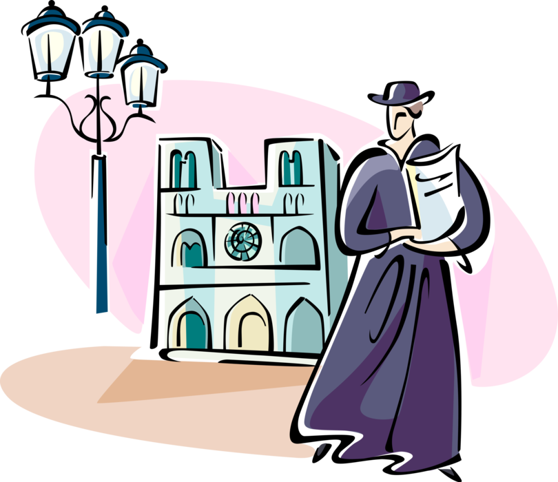 Banner Free Notre Dame Cathedral France Image Illustration - Banner Free Notre Dame Cathedral France Image Illustration (810x700)