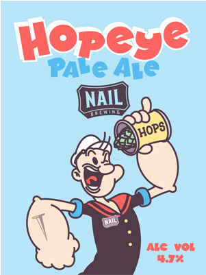 Beer Nail Brewing Hopeye Pale Ale - Beer Nail Brewing Hopeye Pale Ale (300x475)