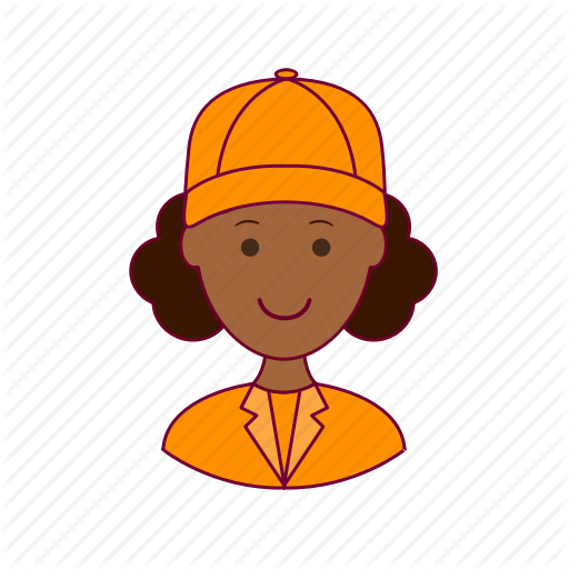 Black Woman Emprego Gari Job Professions Streetsweeper - Black Woman Emprego Gari Job Professions Streetsweeper (512x512)