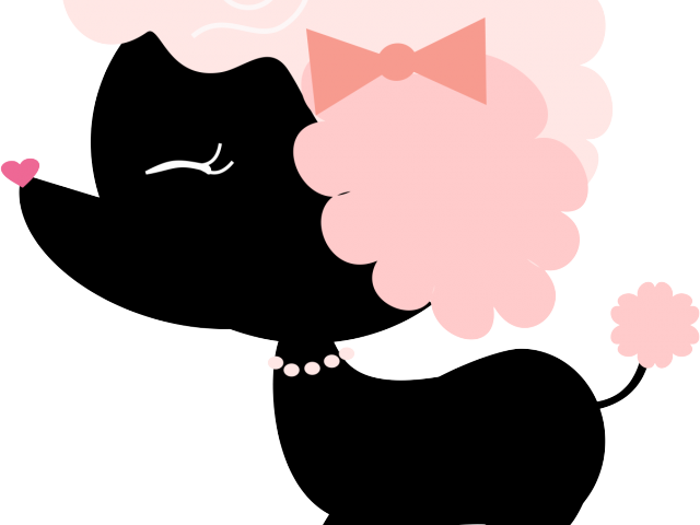 Postcard Clipart Paris Poodle - Postcard Clipart Paris Poodle (640x480)