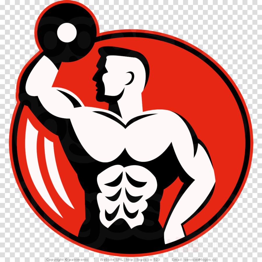 Arm Lifting A Weight Logo Clipart Weight Training Fitness - Arm Lifting A Weight Logo Clipart Weight Training Fitness (900x900)