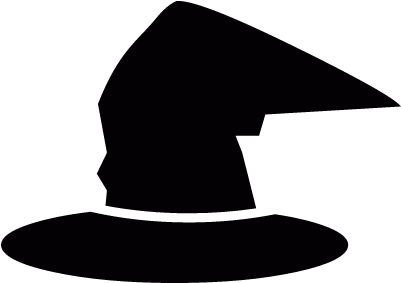 Witch Traditional Hat Vector - Witch Traditional Hat Vector (400x400)