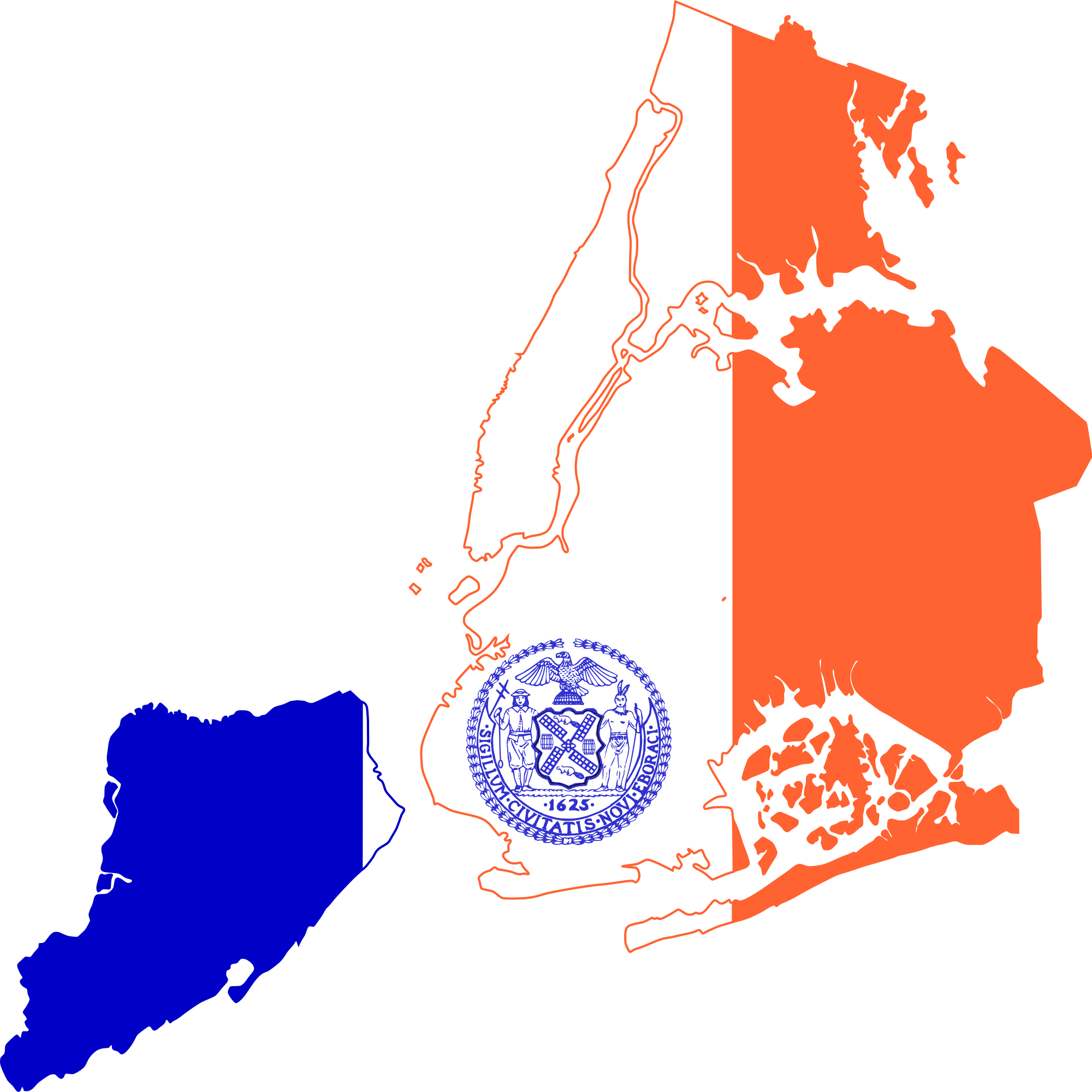 Clipart Transparent Library File Flag Of New York Svg - Clipart Transparent Library File Flag Of New York Svg (2000x2000)