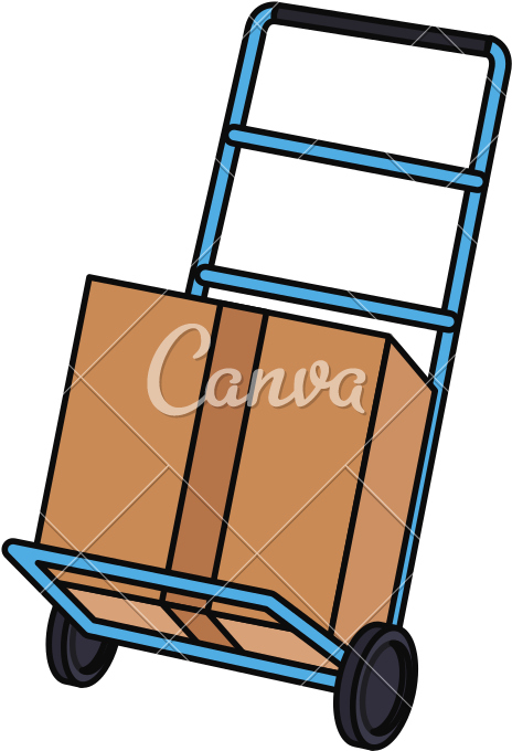 Hand Cart Shipping Box - Hand Cart Shipping Box (800x800)