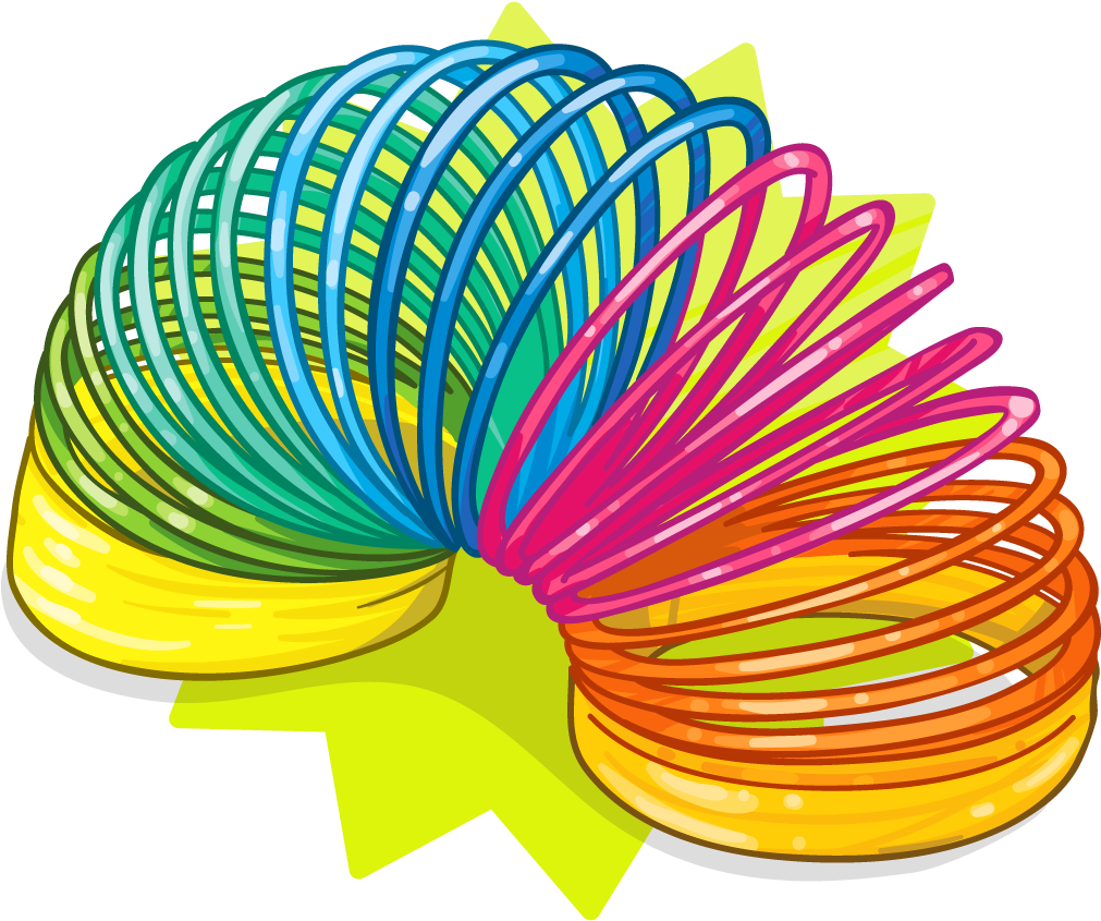 Slinky Dog Toy Clip Art - Slinky Clipart (1024x1024)