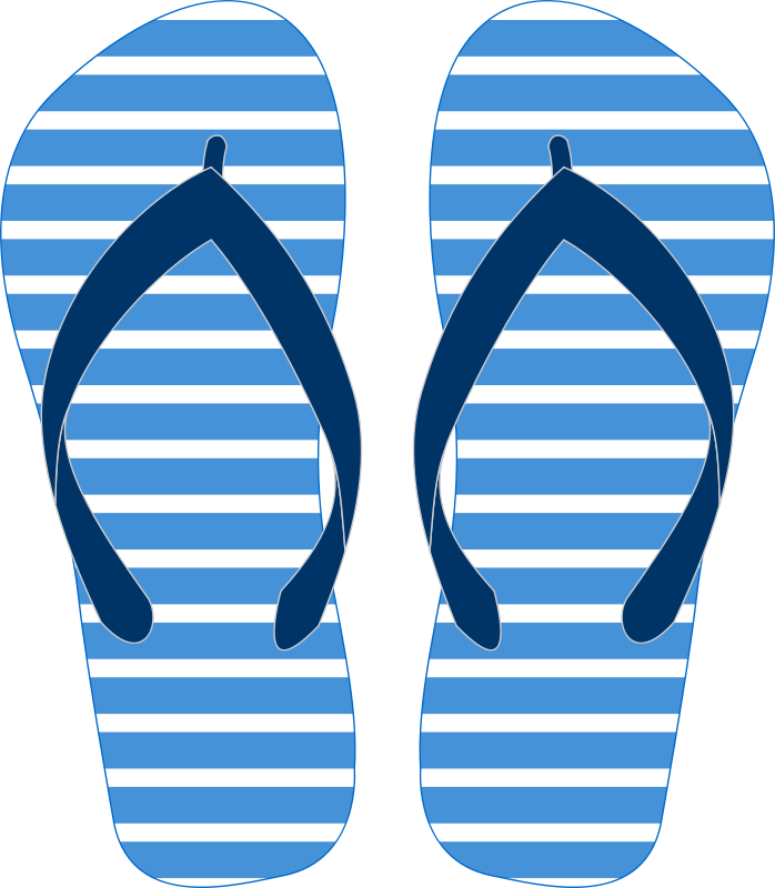 Beach Flip Flops Clipart - Americas Best Value Inn And Suites (698x800)