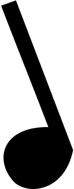 Recreation Music, Note, Outline, Symbol, Silhouette, - Music Notes Png (320x640)