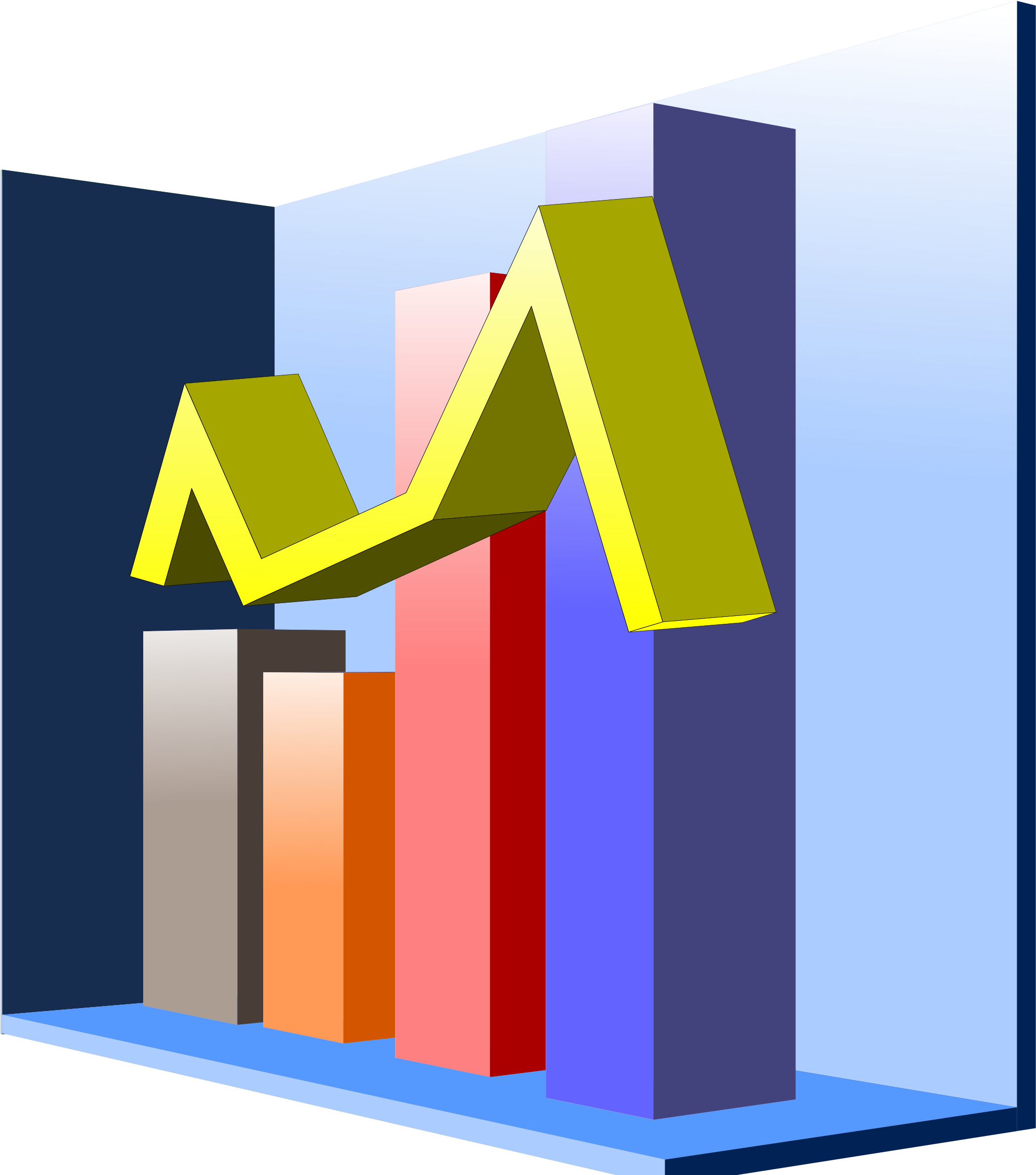 3d Graph Clip Art - Graphs Clip Arts (2120x2400)