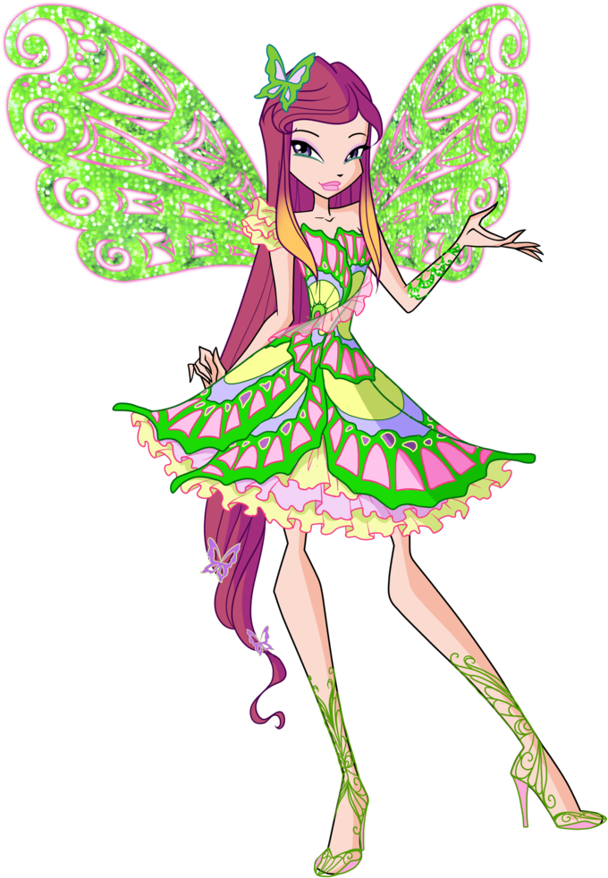 Winx-club, Roxy, Bloom, Feen, Forget, Kindheit, Super, - Winx Club Roxy Butterflix (900x1128)
