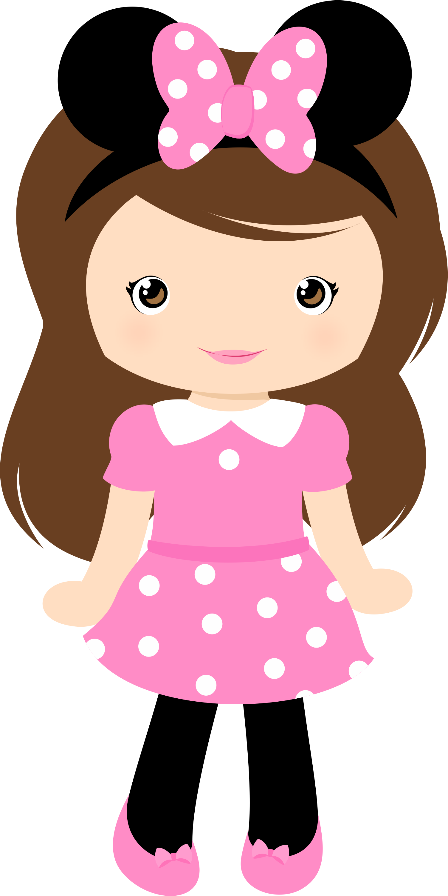 Cute Clipart Grafos Club House - Cute Girl Clipart (1503x3001)