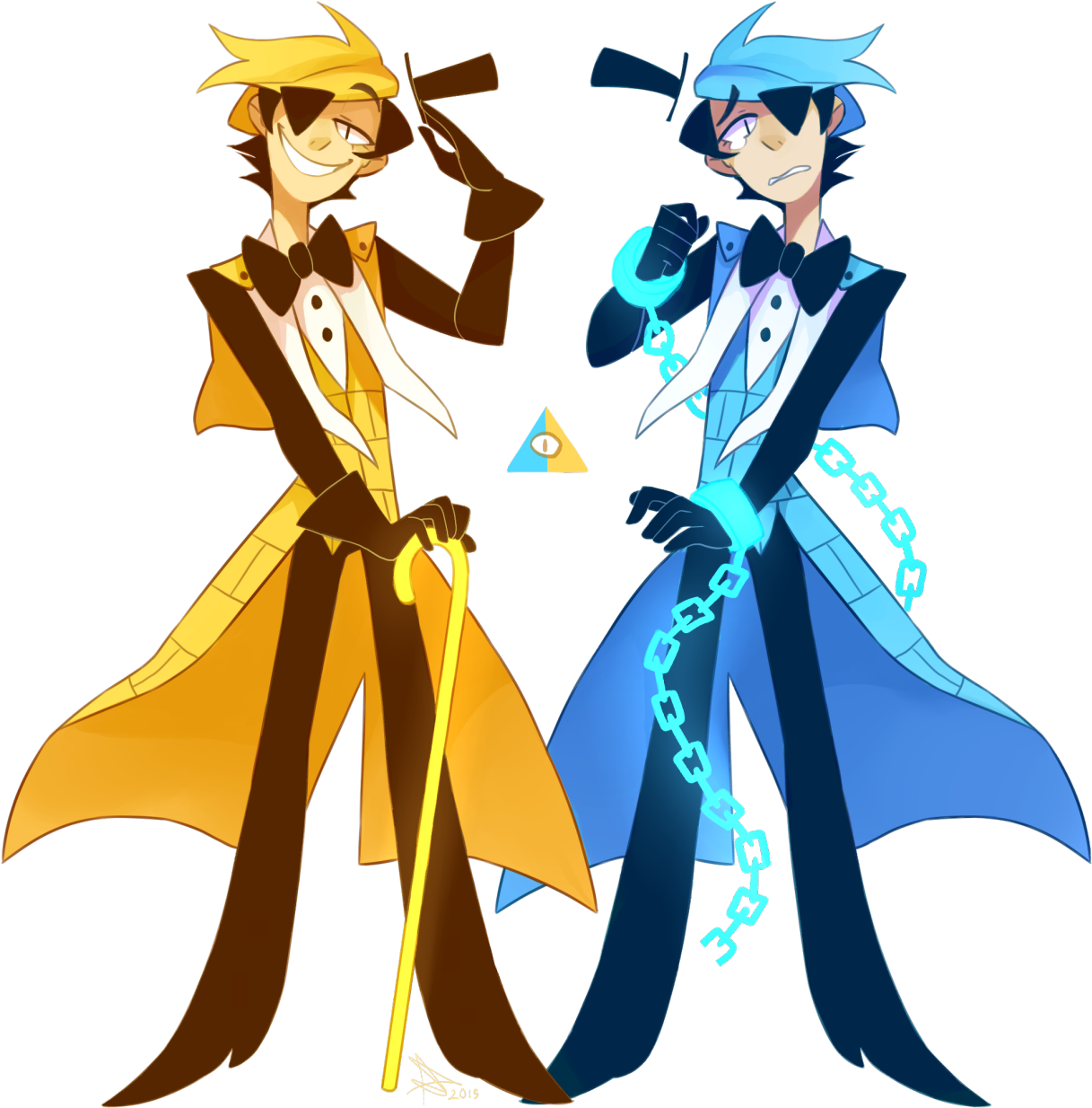 Bill And Will Cipher From Lifewriter - Gravity Falls Bill Cipher Human (1280x1285)